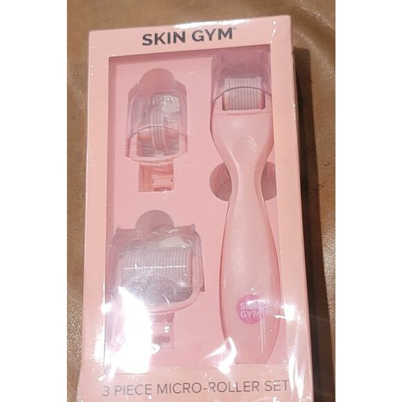 Skin Gym Face + Body Micro-roller Set New in Box - Picture 2 of 2